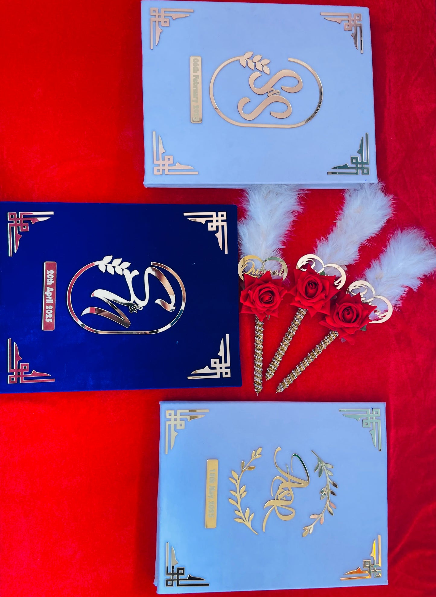 Nikah Namah Set with Initials