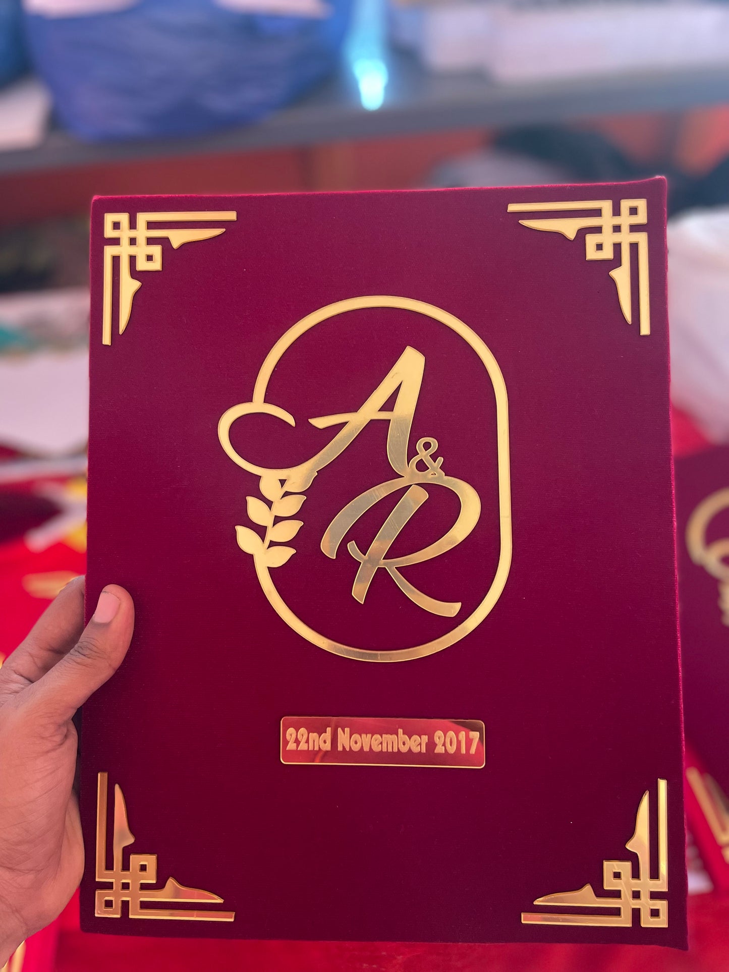 Nikah Namah Set with Initials