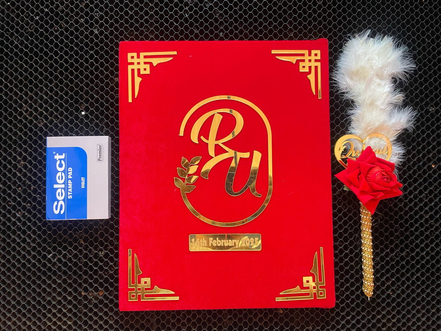 Nikah Namah Set with Initials