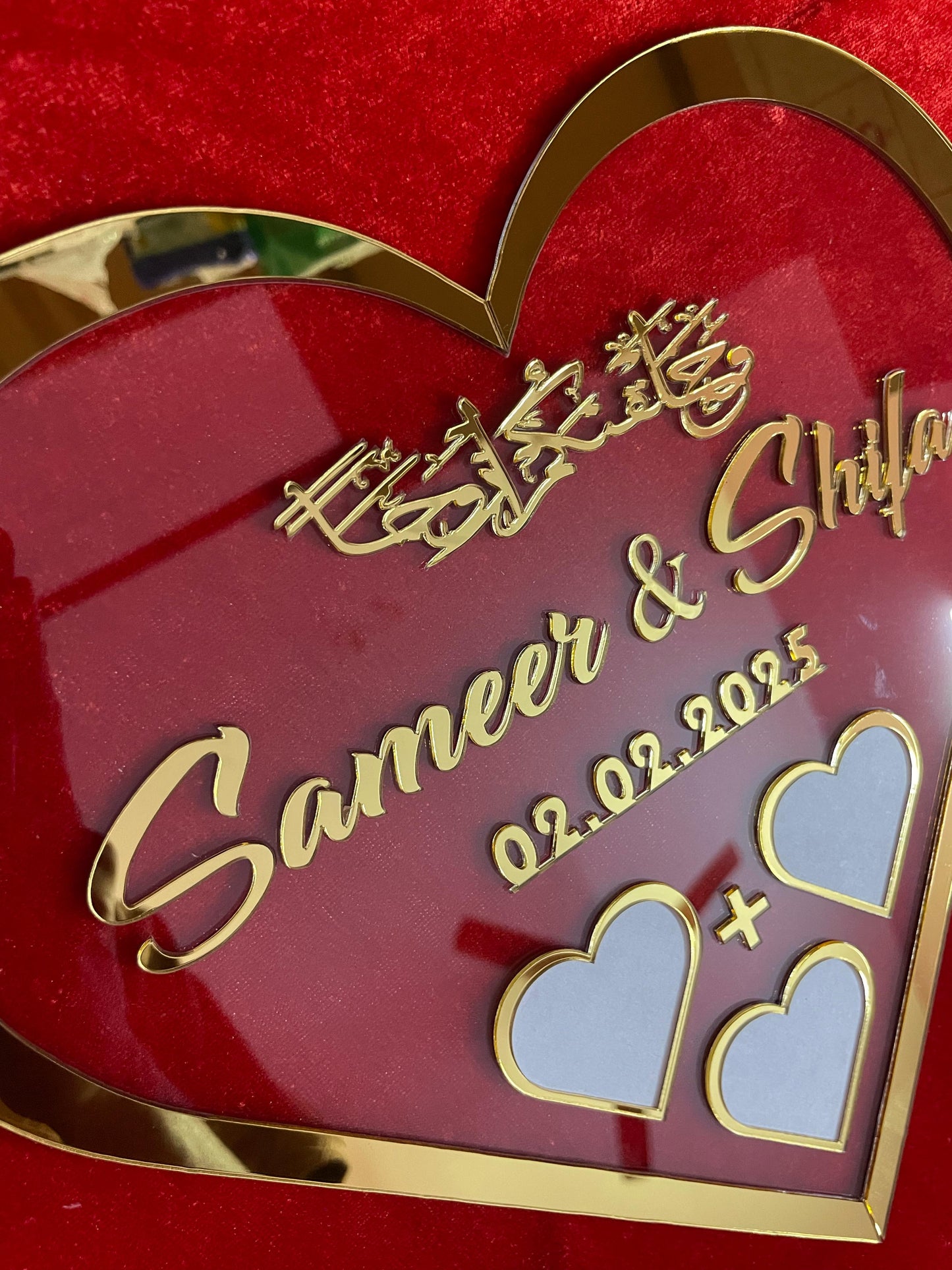 Heart Shape Thumb Plate