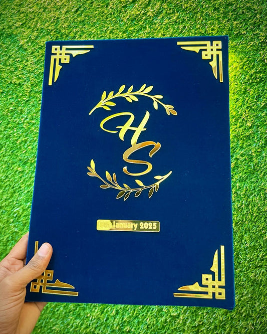Nikah Namah Set with Initials