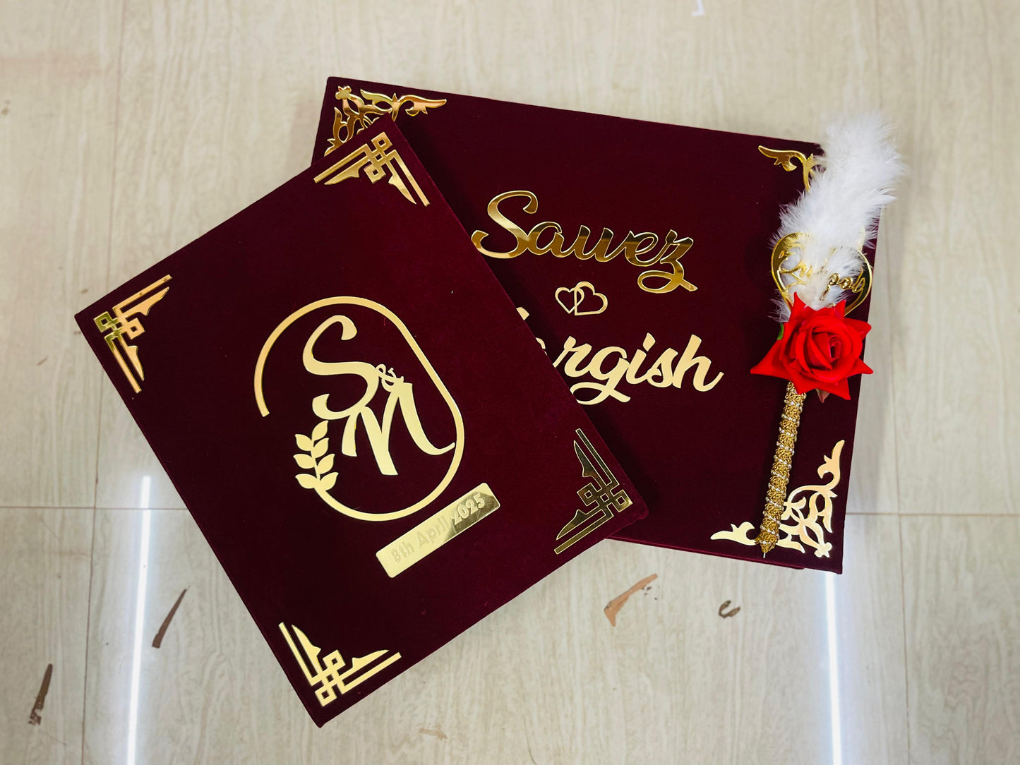 Nikah Namah Set with Box