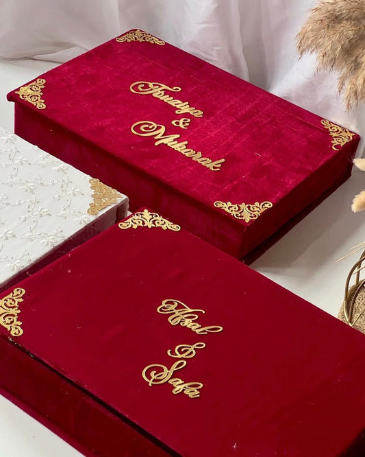 Nikah Namah Set with Box